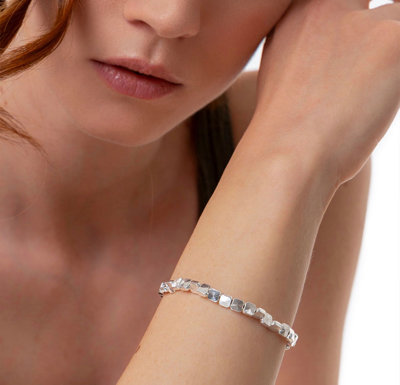 Vestopazzo Lo00199 bracciale elastico quadratini