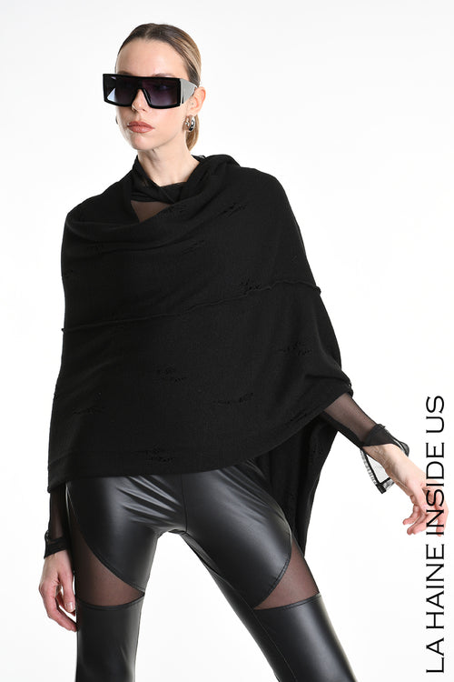 LH M1193 Over Jersey Micro Breakages UNISEX D Black