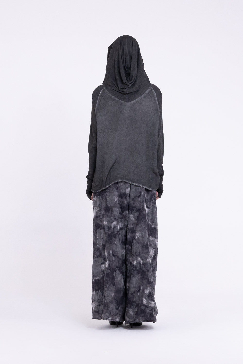 Sanctamuerte S433 t-shirt con cappuccio