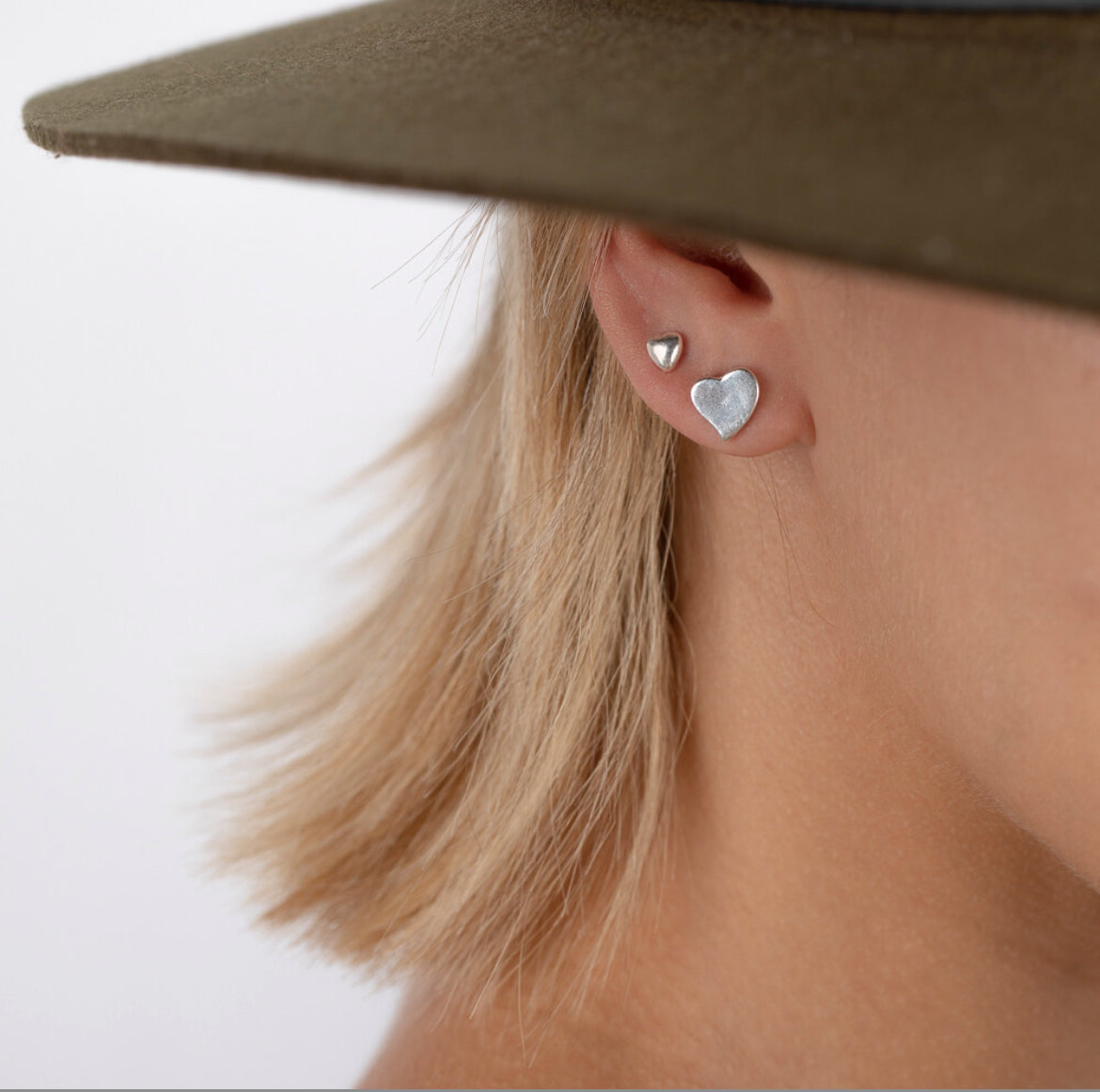 Vestopazzo Ohrringe 2 Paar Herz Lo80234