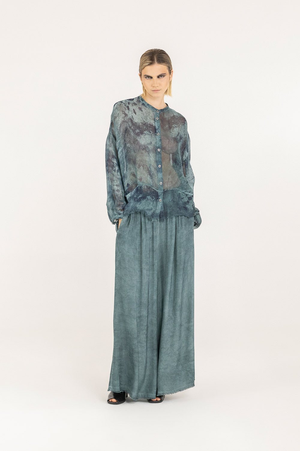 Sanctamuerte S280 Pantalone palazzo