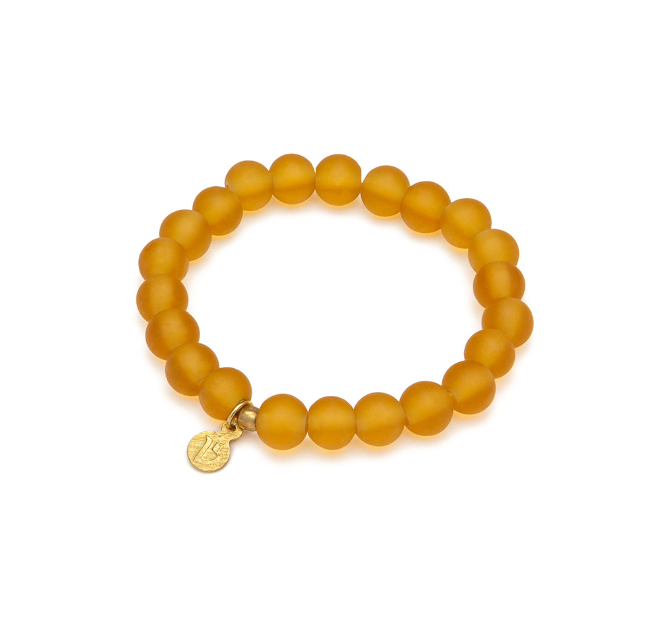 Vestopazzo RYG2007 bracciale elastico perle Ambra chiaro