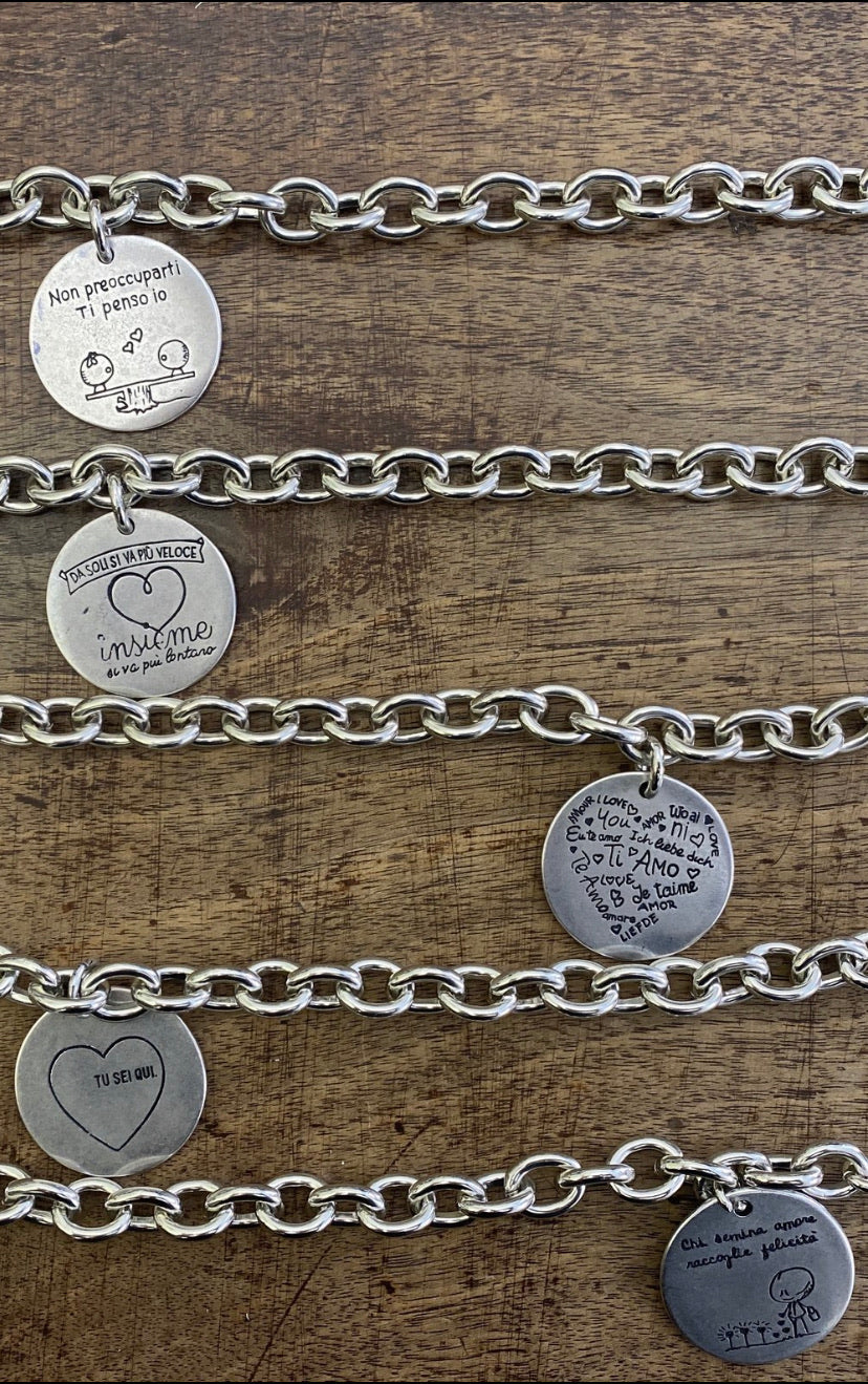 Mupaji Large chain bracelet (circle, star)