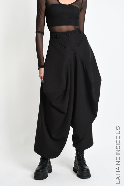 LH W5517 TROUSER Over Tecno Stretch Black