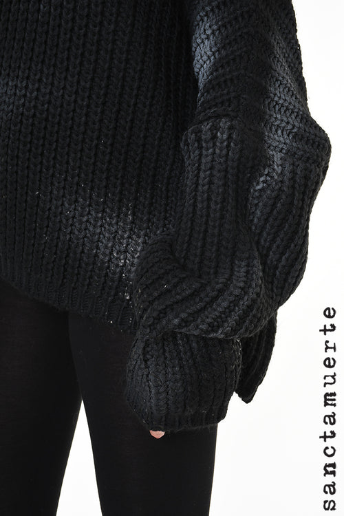 Sanctamuerte SM543 MAGLIA Super Soft Maltinta Nero