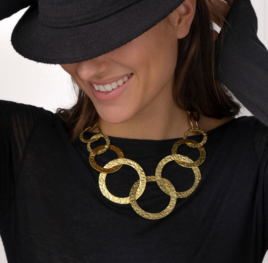 Vestopazzo necklace silhouettes circles DD01034 