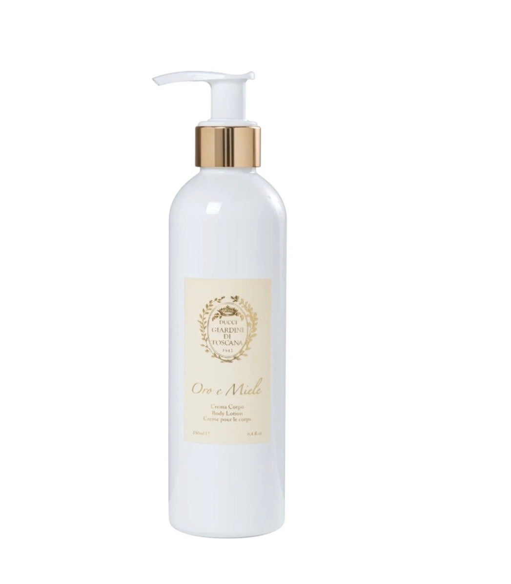 Giardini di Toscana - Crema corpo- Oro e miele - 250 ml