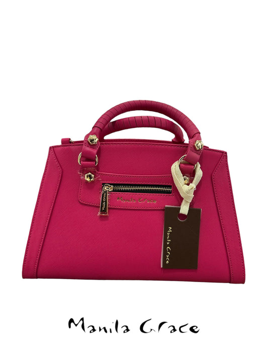 Mittelgroße Einkaufstasche „Manila Grace“ in der Farbe Fuchsia