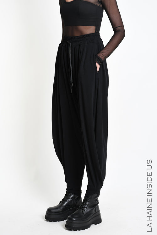LH W5392 TROUSERS Balloon in Bamboo Jersey