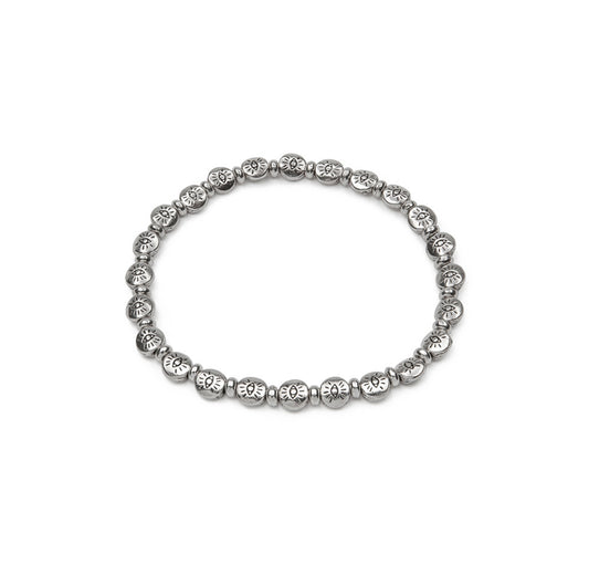 Vestopazzo Lo00156 elastic bracelet with flat spheres 