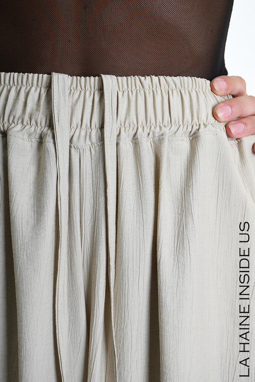 LH W5346 TROUSER Over Fluid Viscose Embossed