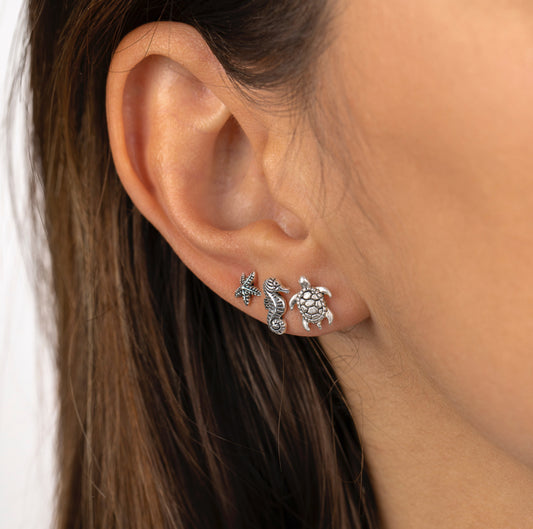 Vestopazzo earrings 3 pairs sea LO80278 