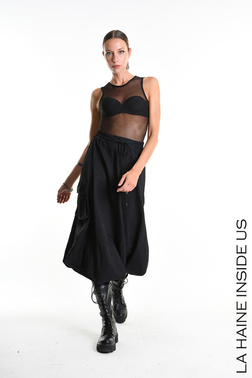 LH  W5264 SKIRT Long Nylon