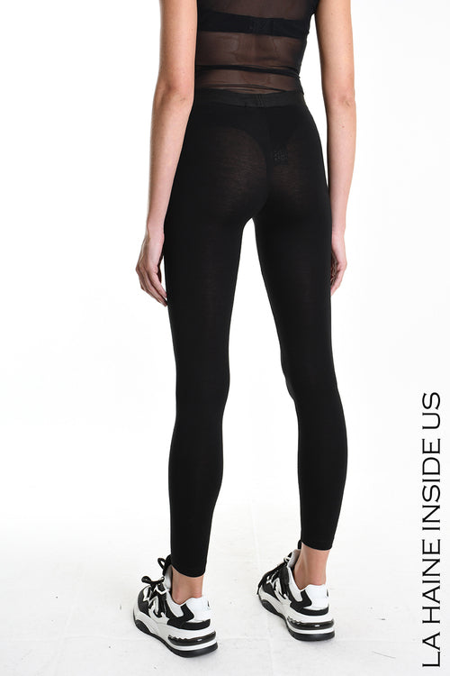 LH HEL LEGGINGS Jersey Viscose Black FW 25/26