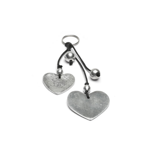 Vestopazzo double heart key ring AL06007 