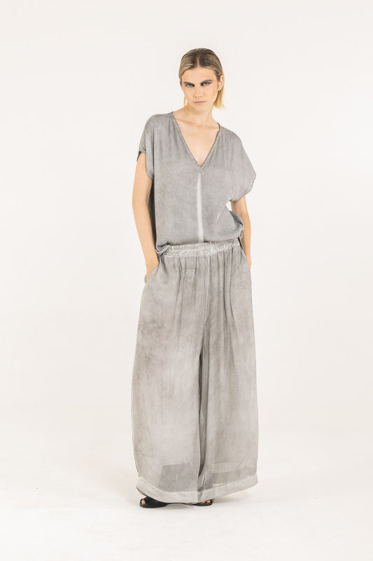 Sanctamuerte s281 pantaloni palazzo