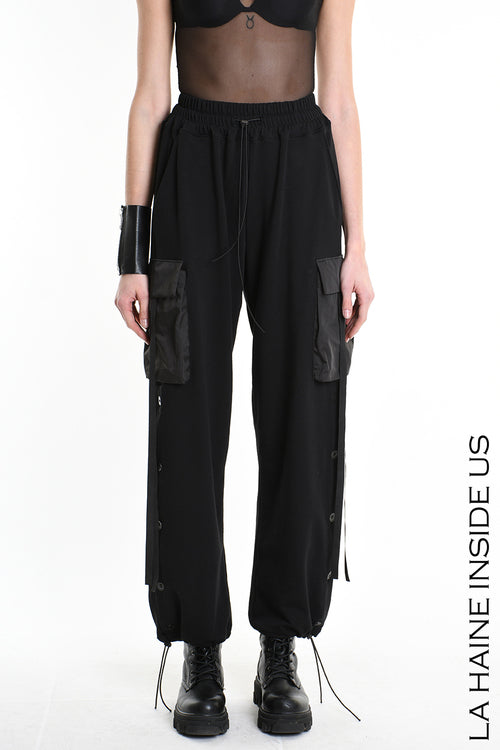 LH W5251 TROUSER Wide Fit Fleece Stretch & Nylon Black