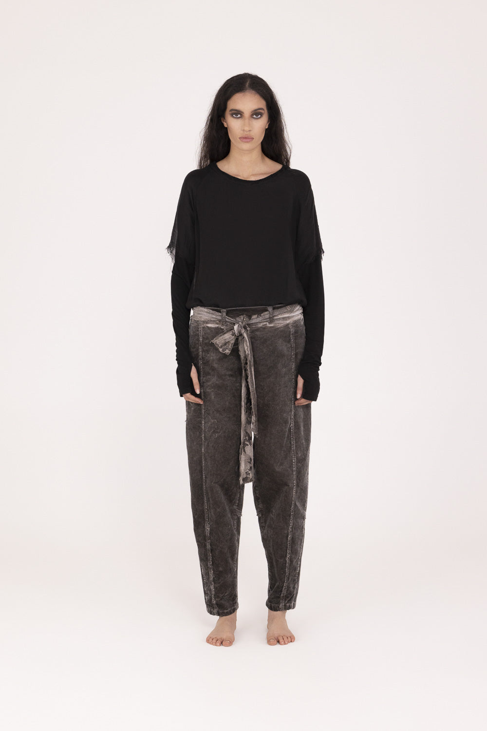 Sanctamuerte S187 Pantalone semi baggy ( diversi colori)