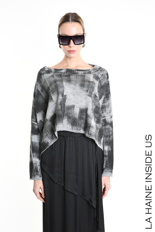 LH  W5134 MAGLIA Crop Over Finezza 7 ( diversi colori)