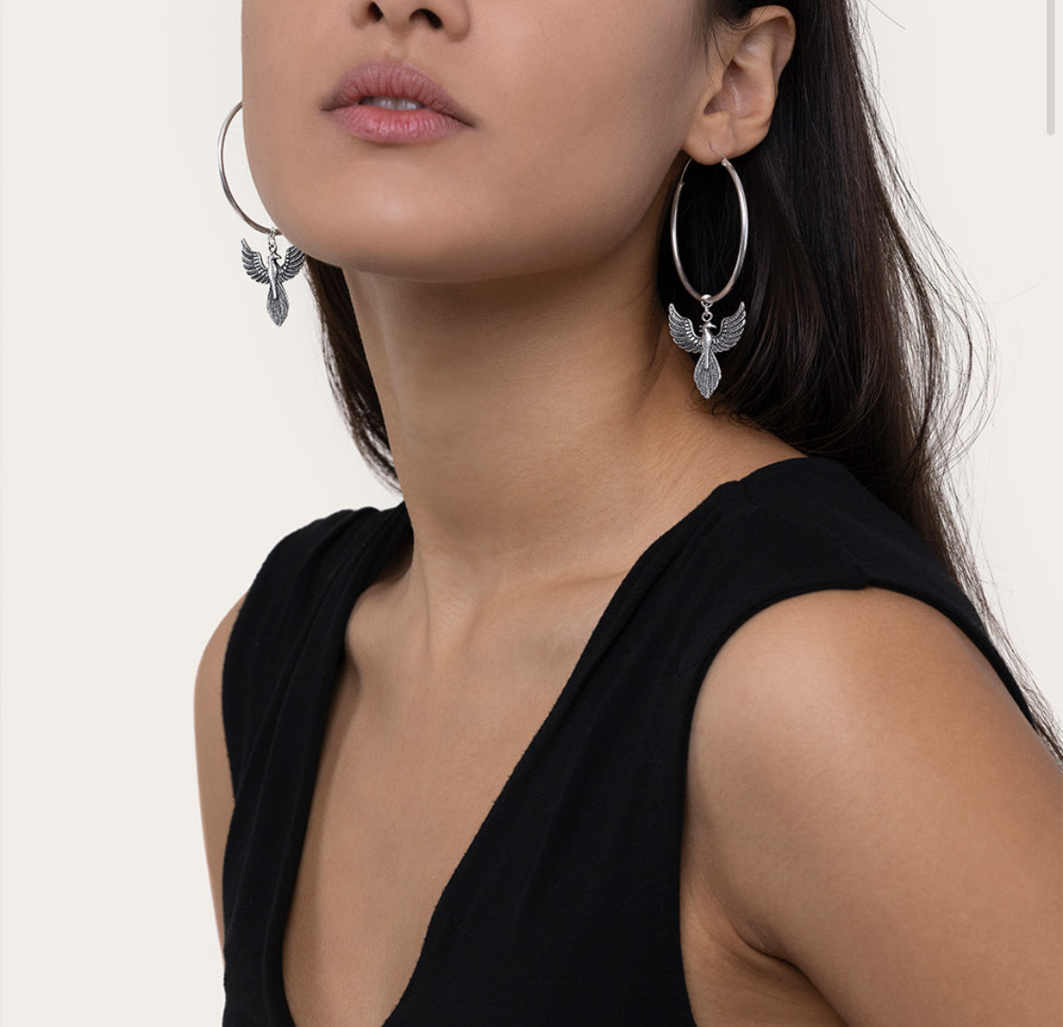 Vestopazzo lo80291 phoenix circle earrings 