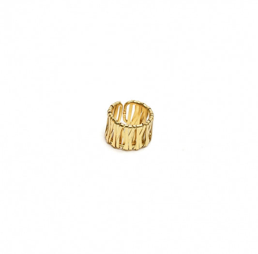 Vestopazzo wrought geo ring DD15016 