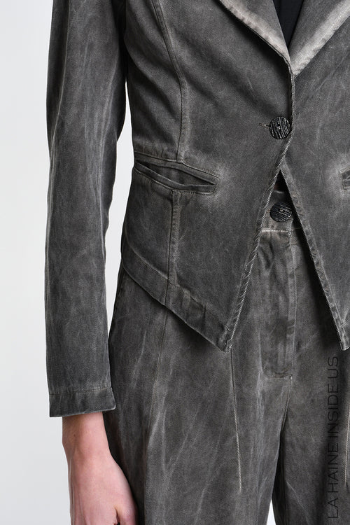 LH W5415 JACKET Slim Fit Tweel Cotton Dyed Cold Mud