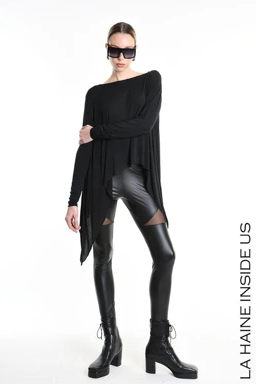 Lh W5206 MAGLIA Regular Asimmetrica in Modal Cashmere (diversi colori)