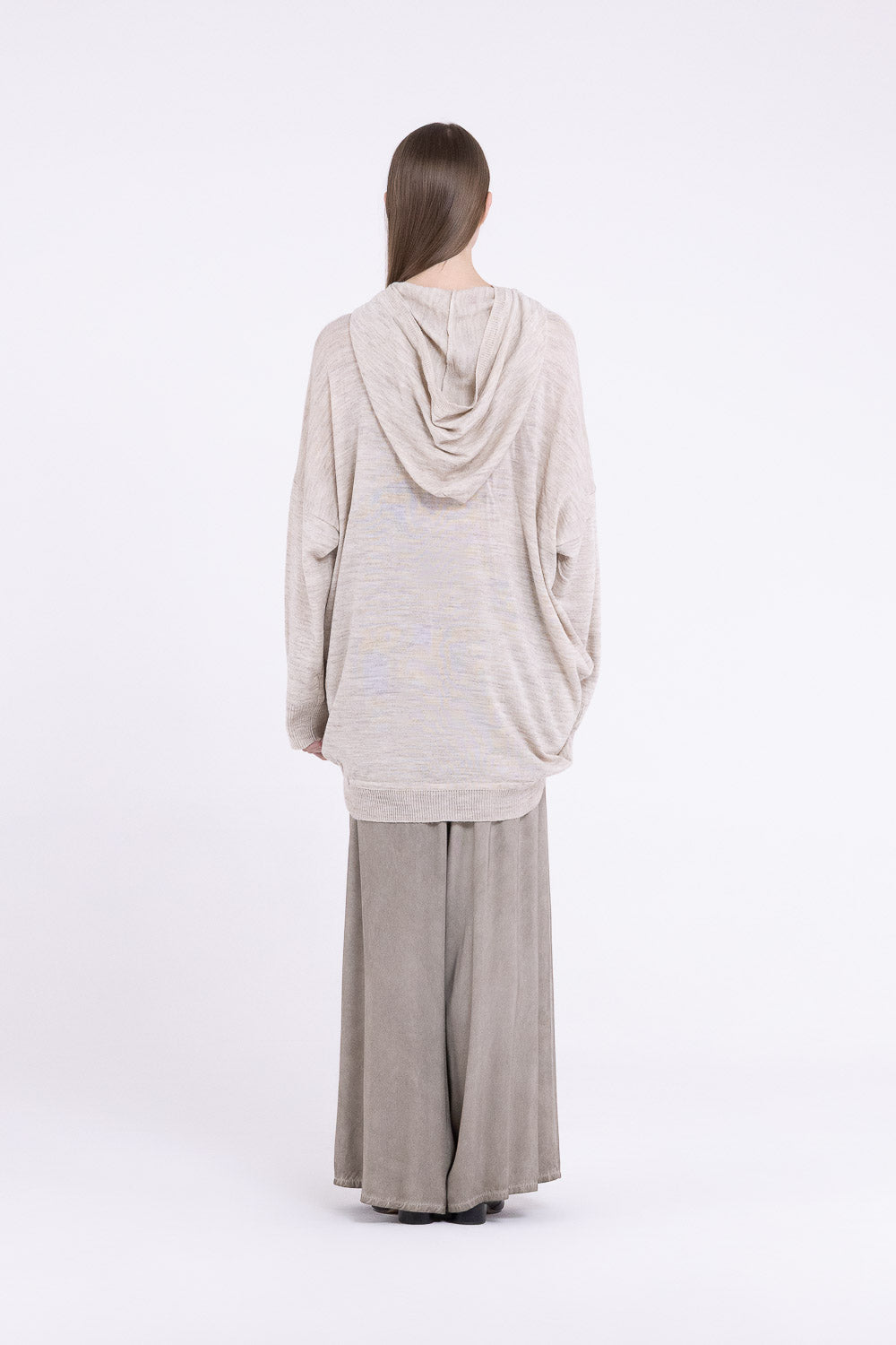 Sanctamuerte S396 Maxi Maglia con cappuccio