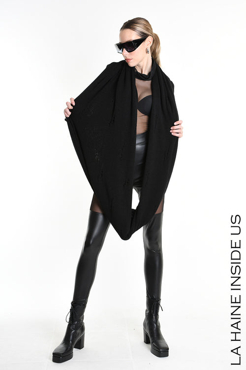 LH M1193 Over Jersey Micro Breakages UNISEX D Black