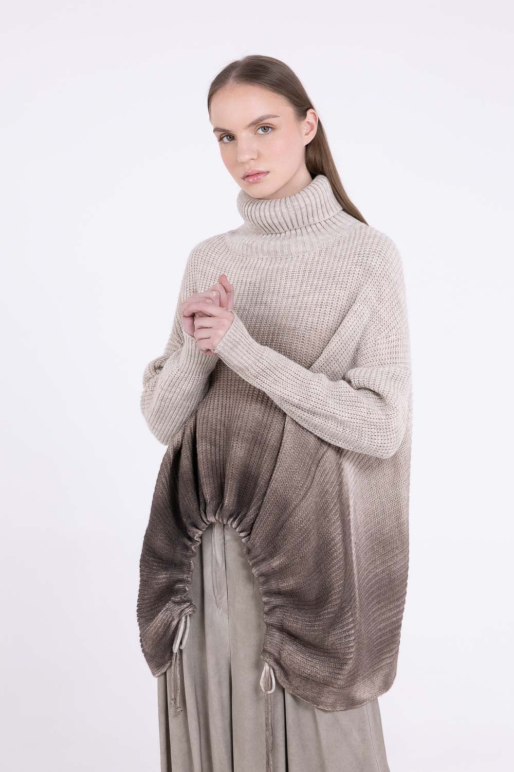 Sanctamuerte S394 Maxi Maglia collo alto ( diversi colori )