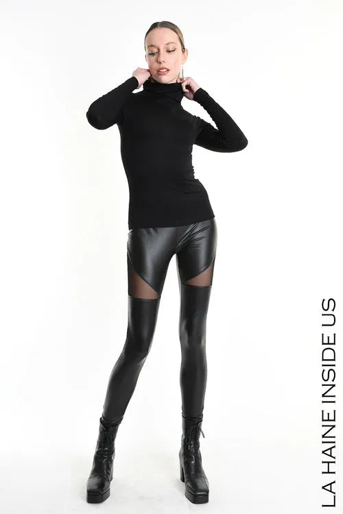 LH SAGA MAGLIA Jersey Viscosa Nero FW 25/26