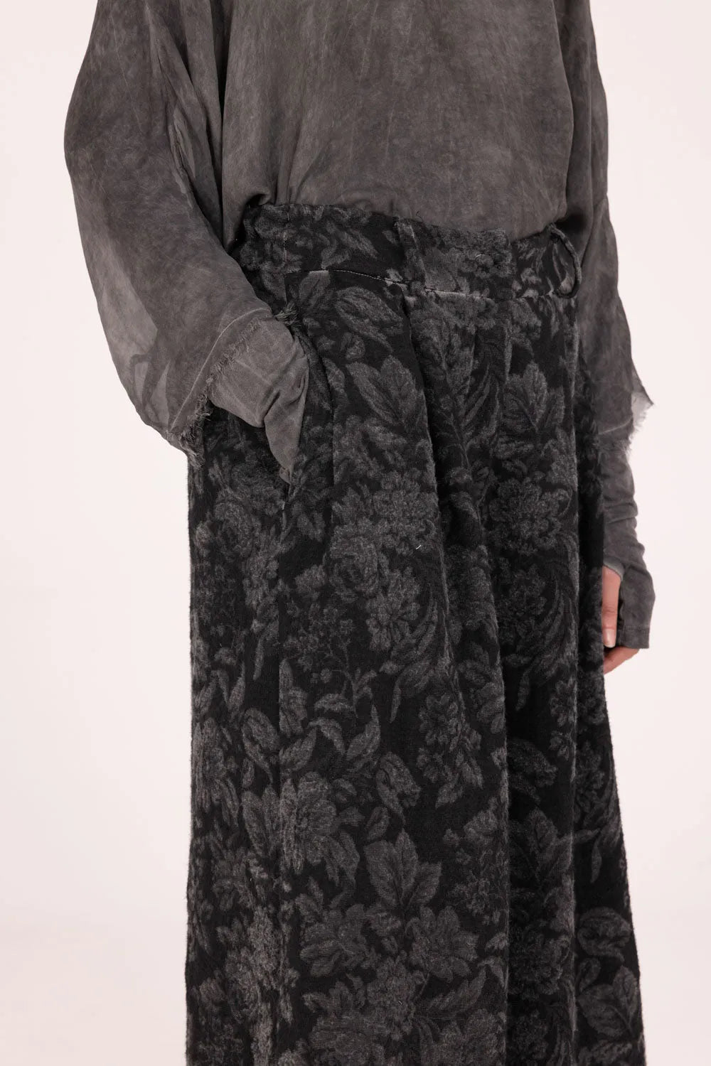 Sanctamuerte S192 Pantalone palazzo