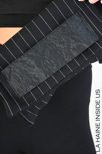 LH W795 POCHETTE Punto Milano & Cloth Black FW 25/26