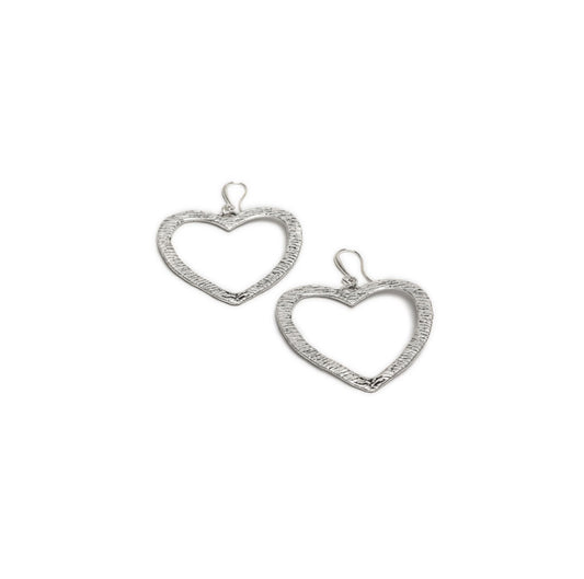 Vestopazzo flat heart earrings RWS2002 