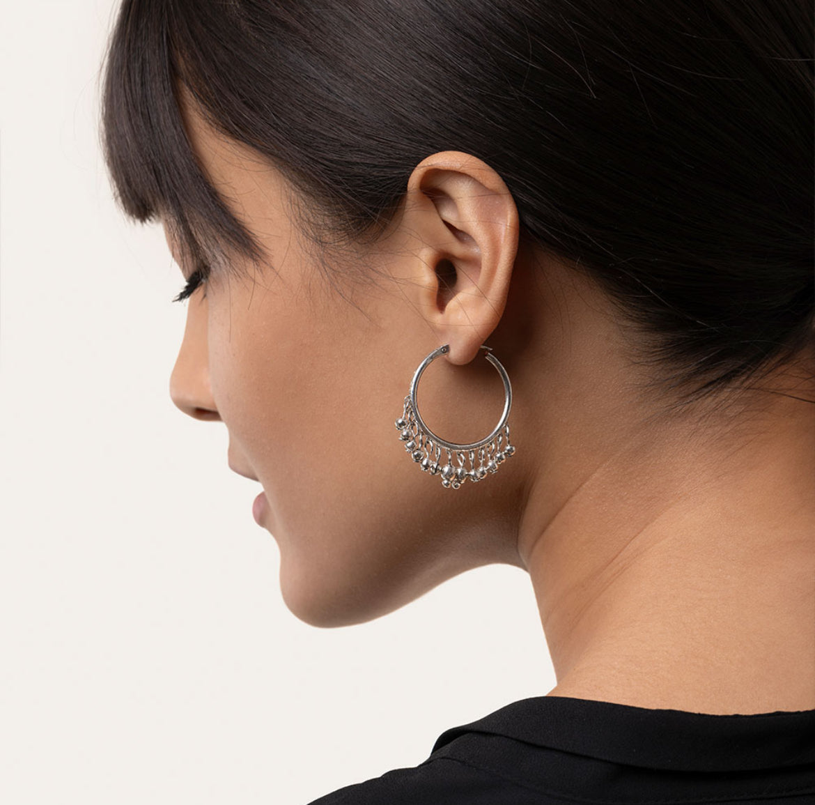 Vestopazzo MI3107 hanging ball circle earrings 