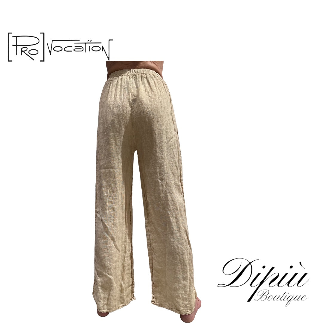 Provocation N119 Pantaloni in lino tg unica