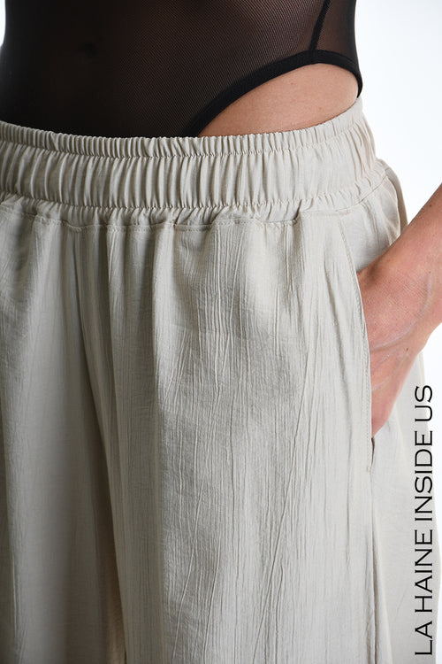 LH W5346 TROUSER Over Fluid Viscose Embossed