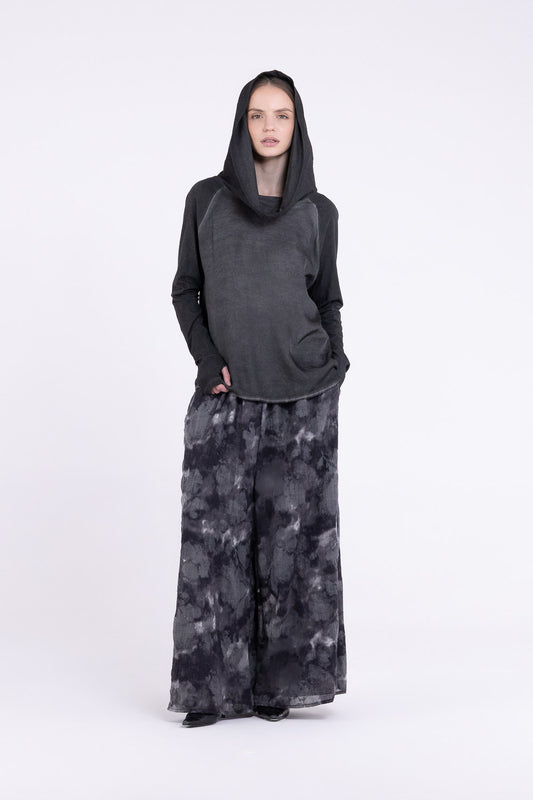 Sanctamuerte S433 t-shirt con cappuccio