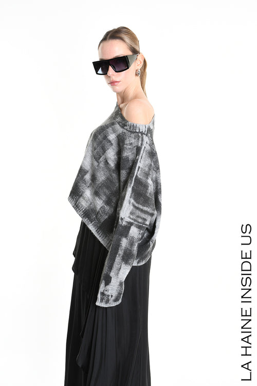 LH  W5134 MAGLIA Crop Over Finezza 7 ( diversi colori)