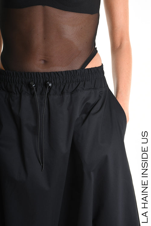 LH W5307 TROUSER Over Cotton Popeline Stretch UNISEX D Black