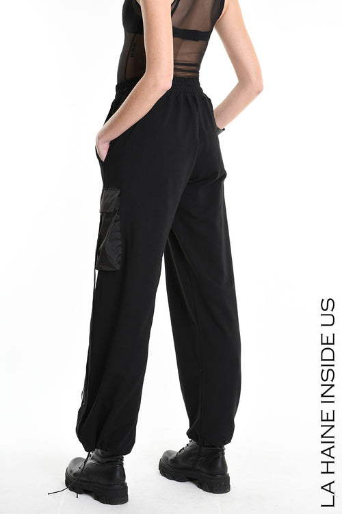 LH W5251 TROUSER Wide Fit Fleece Stretch & Nylon Black