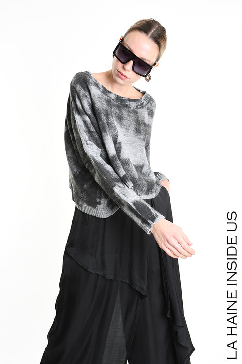 LH  W5134 MAGLIA Crop Over Finezza 7 ( diversi colori)