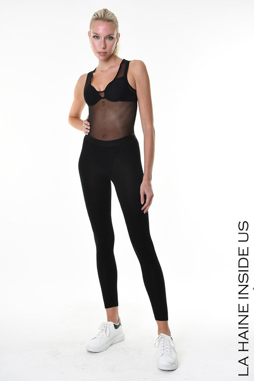 LH HEL LEGGINGS Jersey Viscosa Nero