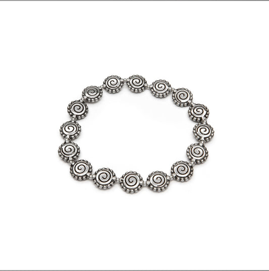 Vestopazzo bracciale elastico spirali decorate LO00159