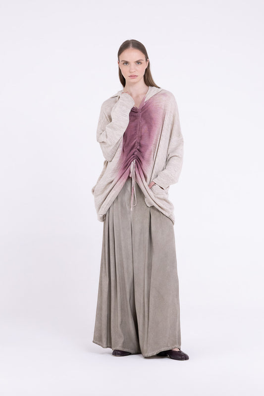 Sanctamuerte S396 Maxi Maglia con cappuccio