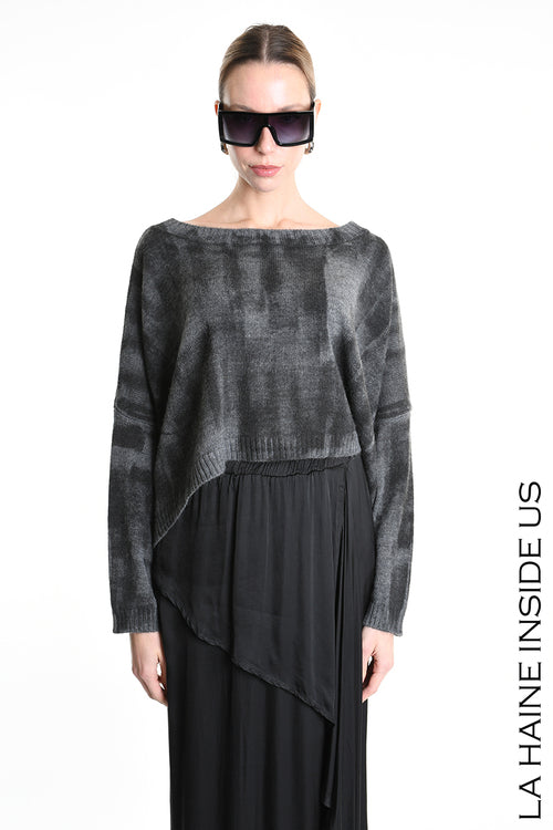 LH  W5134 MAGLIA Crop Over Finezza 7 ( diversi colori)