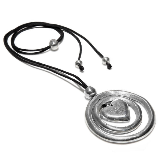 Vestopazzo pendente cerchi e cuore AL04255