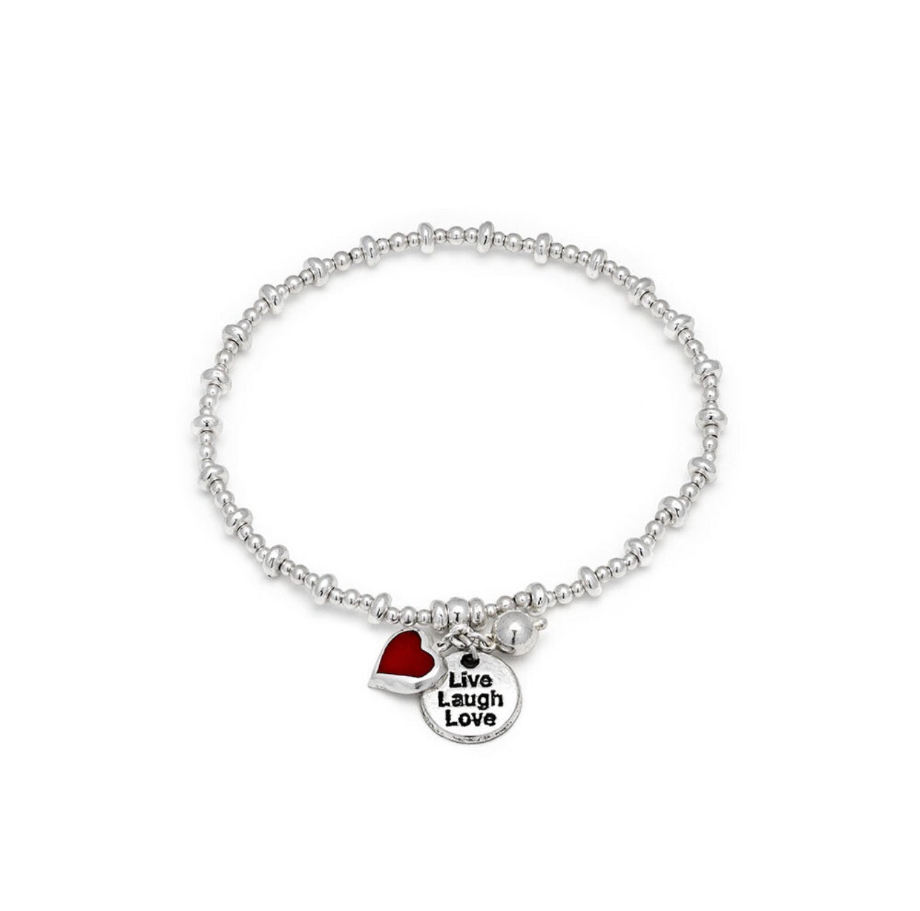 Vestopazzo lo00193 bracciale elastico pendente cuore