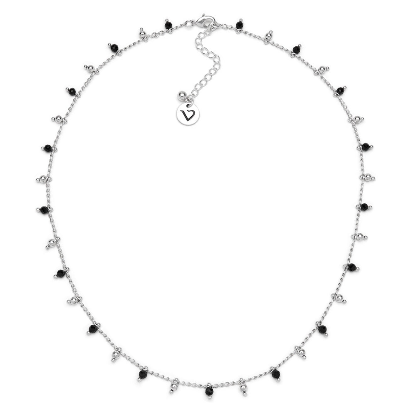 Vestopazzo lo53166 girocollo catena sfere nere