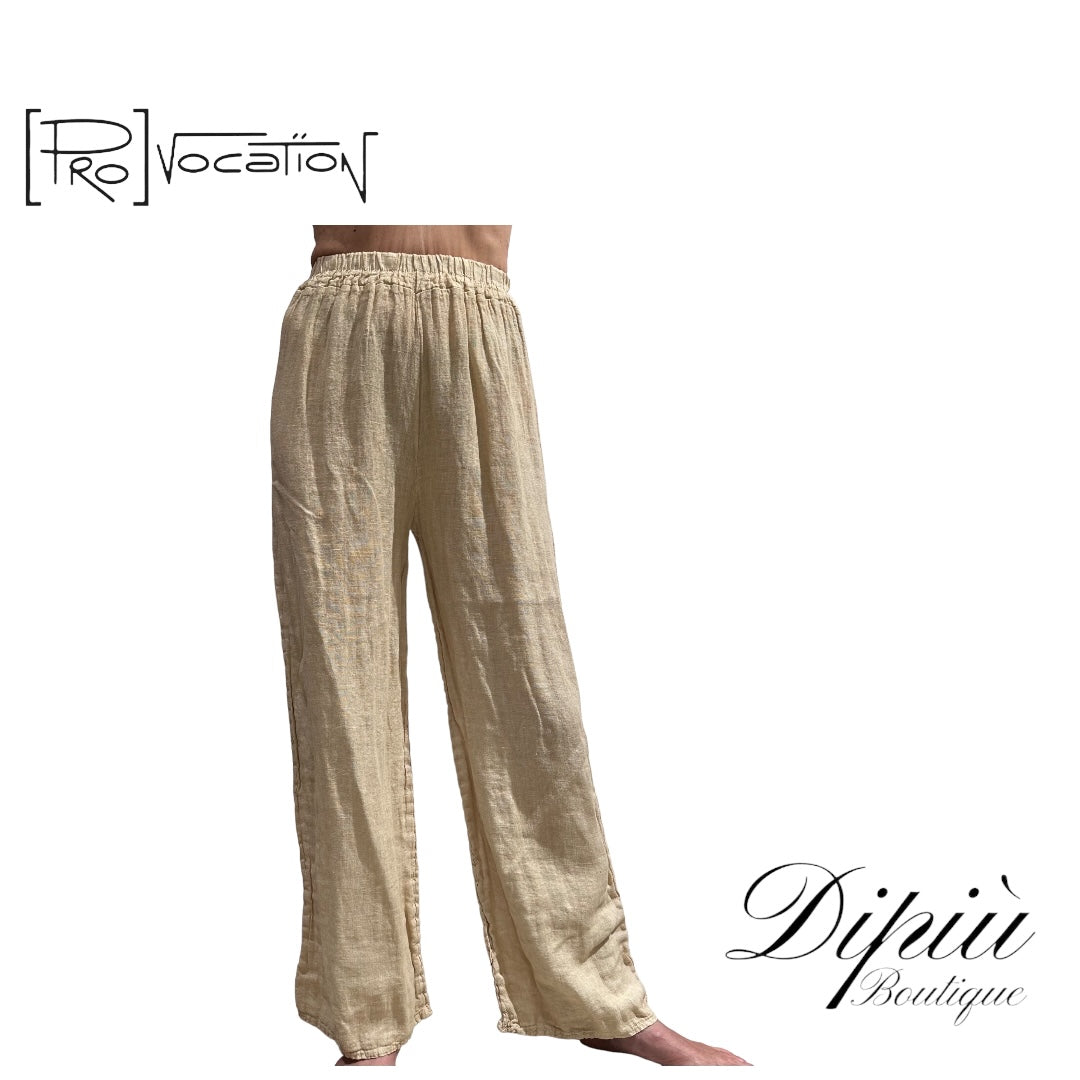 Provocation N119 Pantaloni in lino tg unica